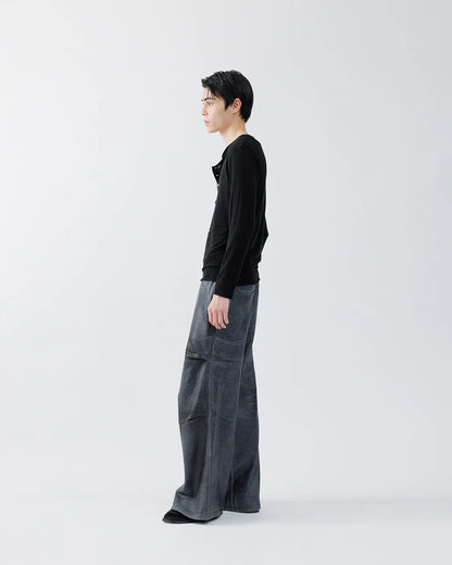 LAYERED HENLEY-NECK SHIRT .16