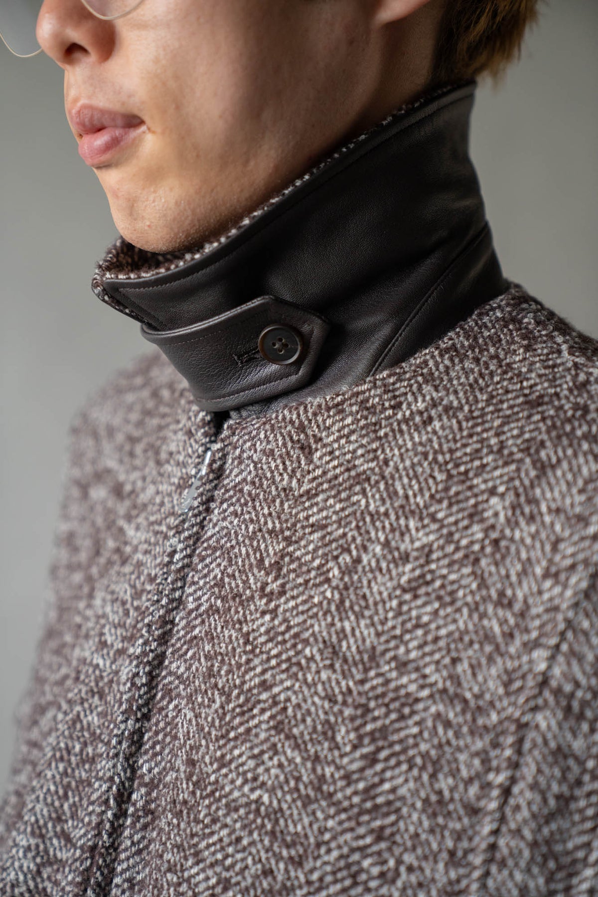 LOOP TWEED SEAM POCKET BLOUSON