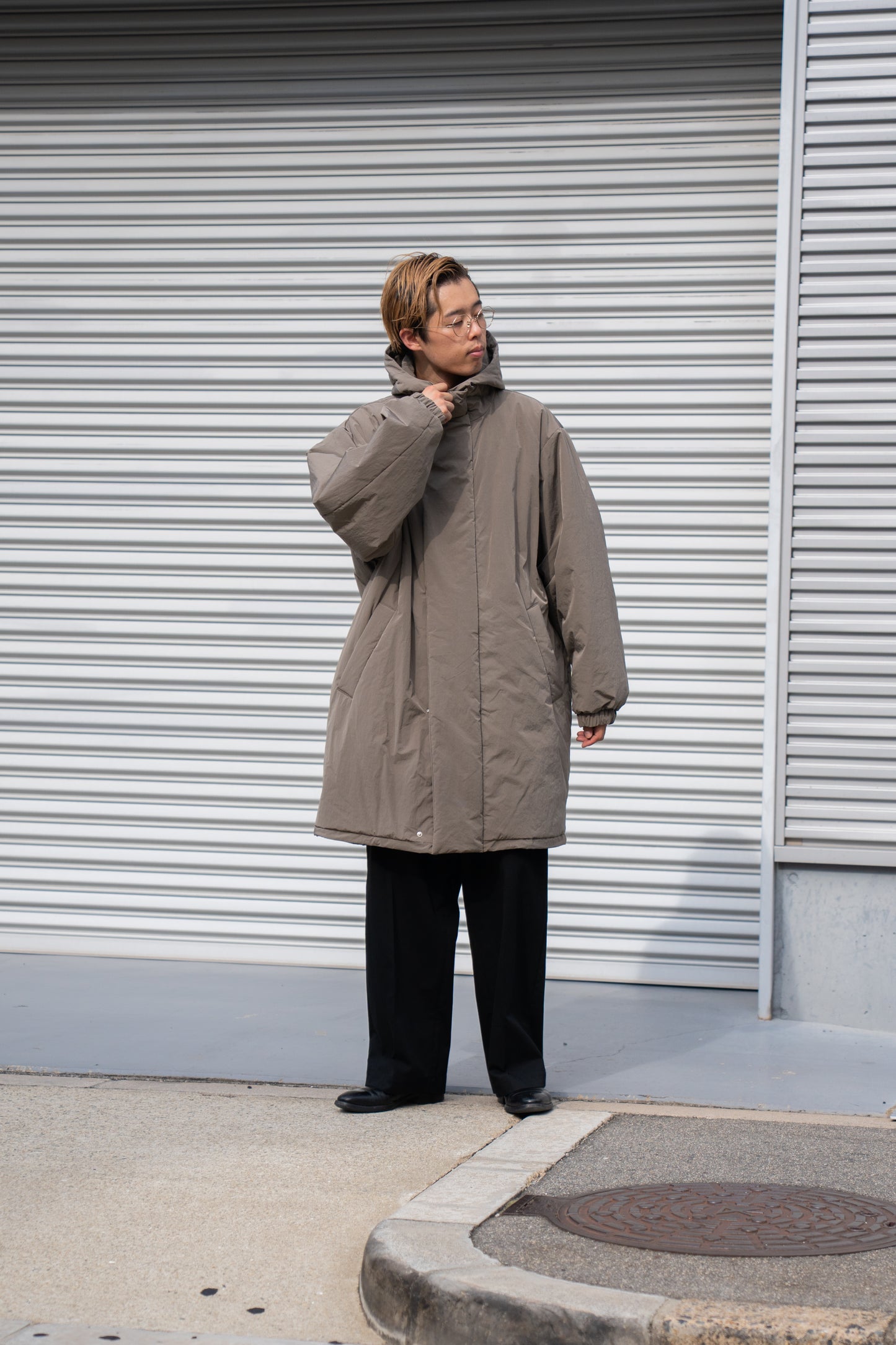 OVERSIZED PADDED HOODY COAT(ST.1214)