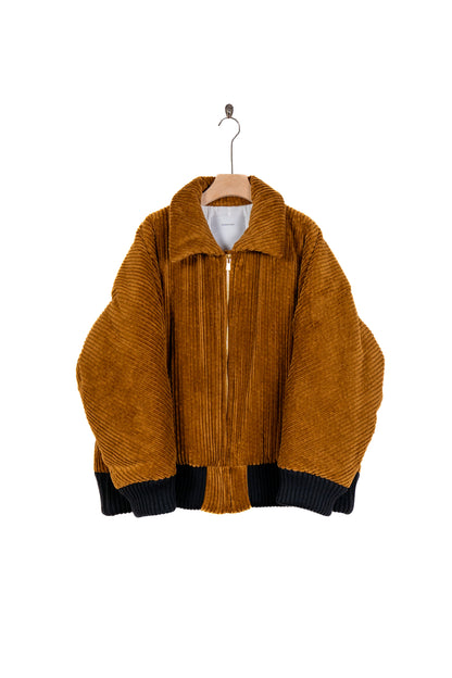 Cotton Corduroy Puffer Blouson