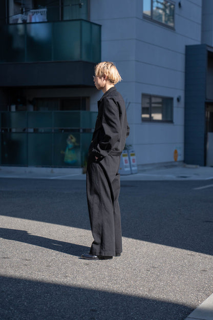 TWO TUCKS BUGGY PANTS