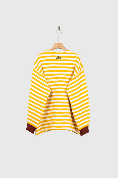 Cotton skipper border pullover