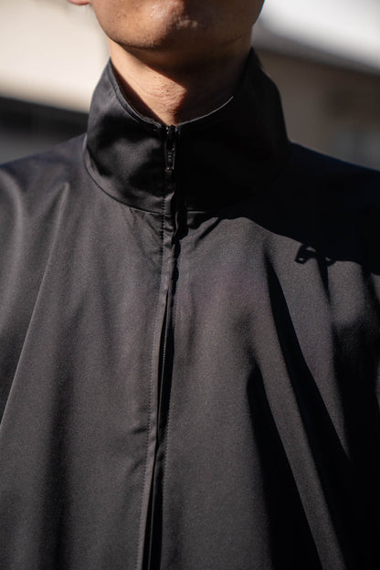 SILK-BACK STAND COLLAR ZIP JACKET(ST.1378)