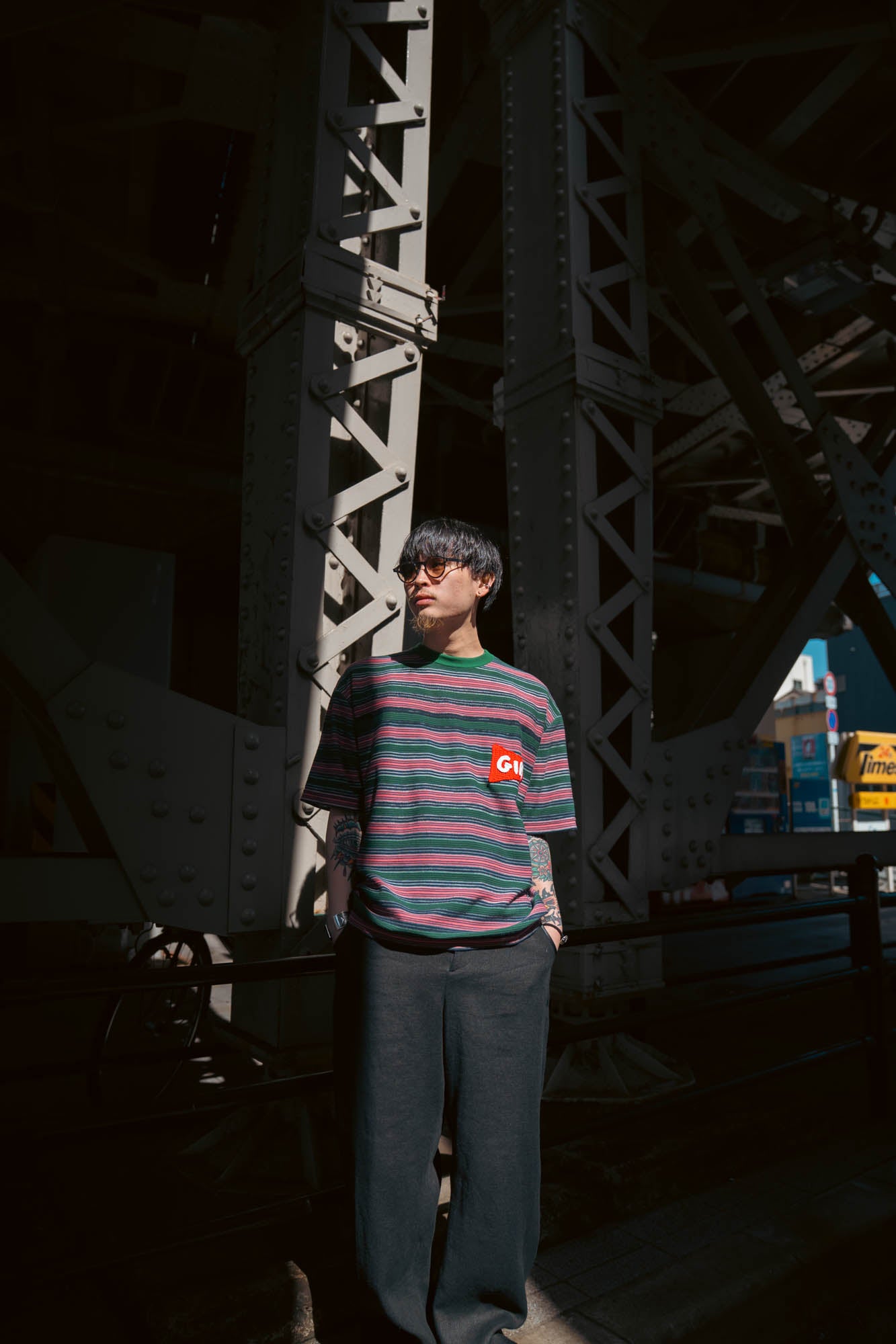 Border Knit Tee
