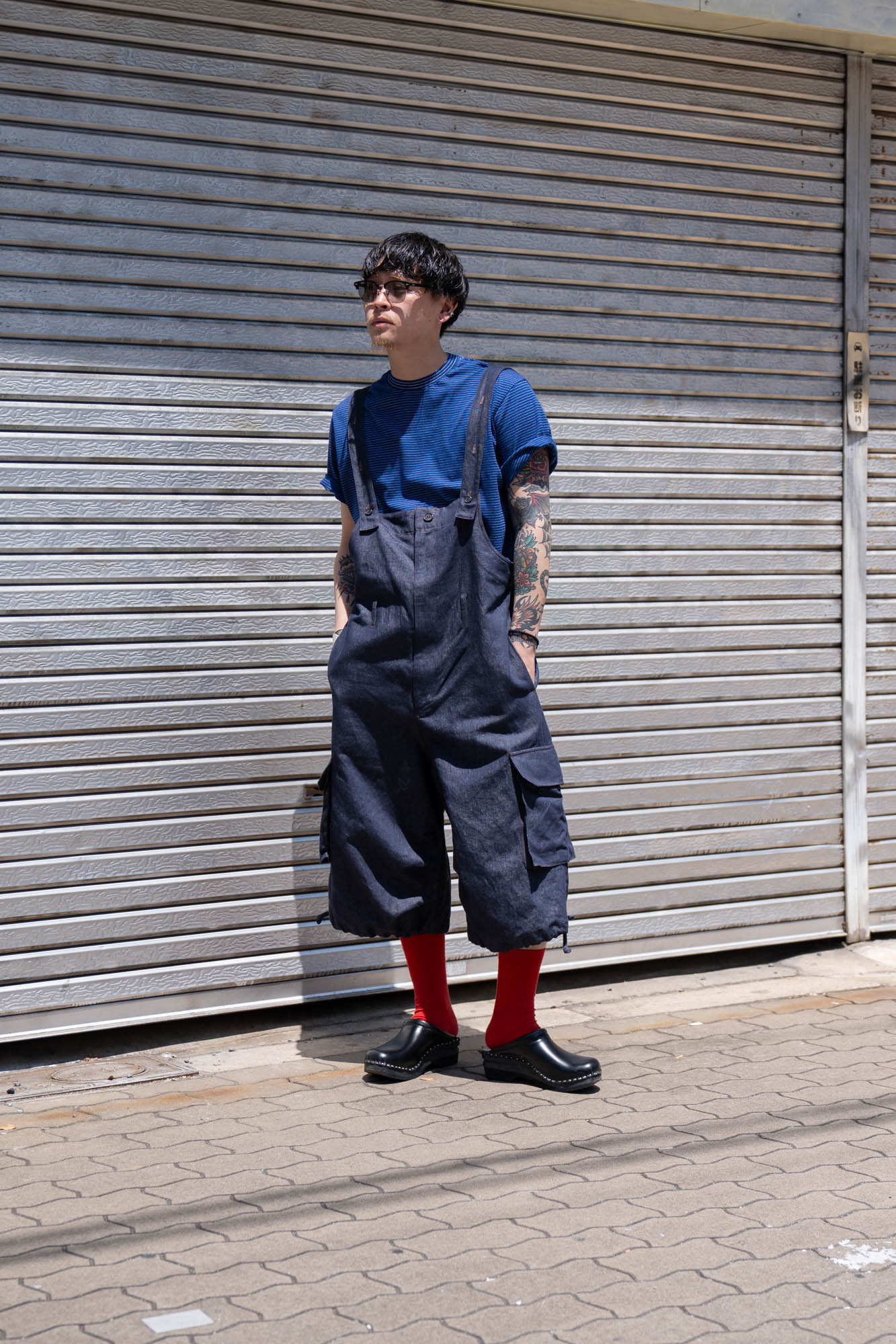 Short Denim Overall