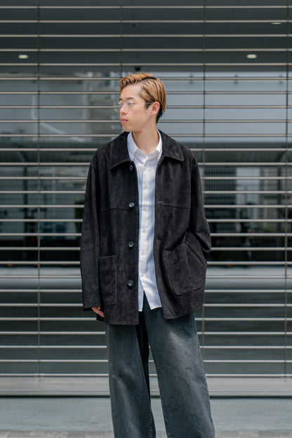 COW SUEDE CAR JACKET(ST.1218)