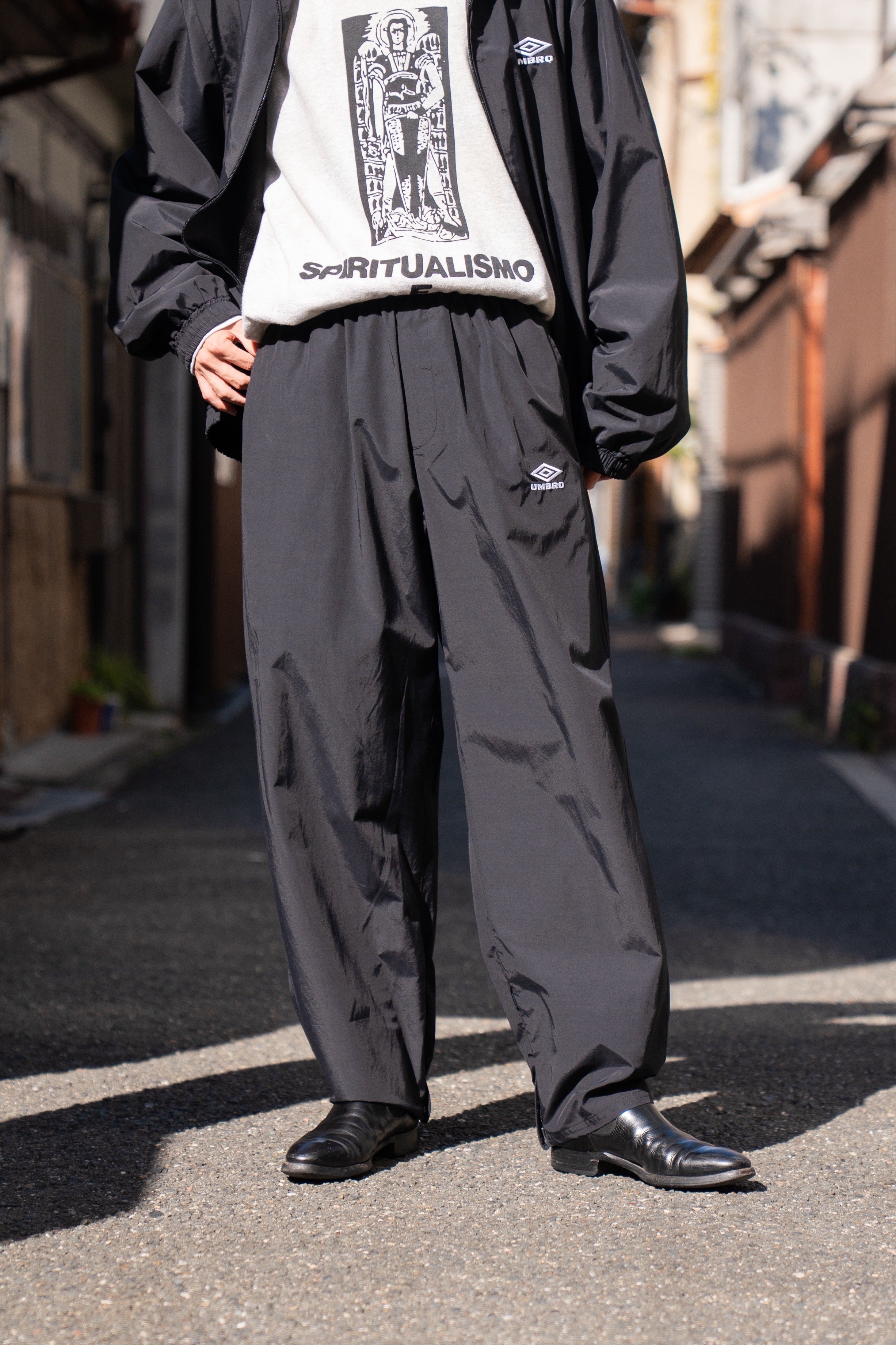 CO/NY POPLIN TRACK TROUSERS(ST.1344) – sign | サイン