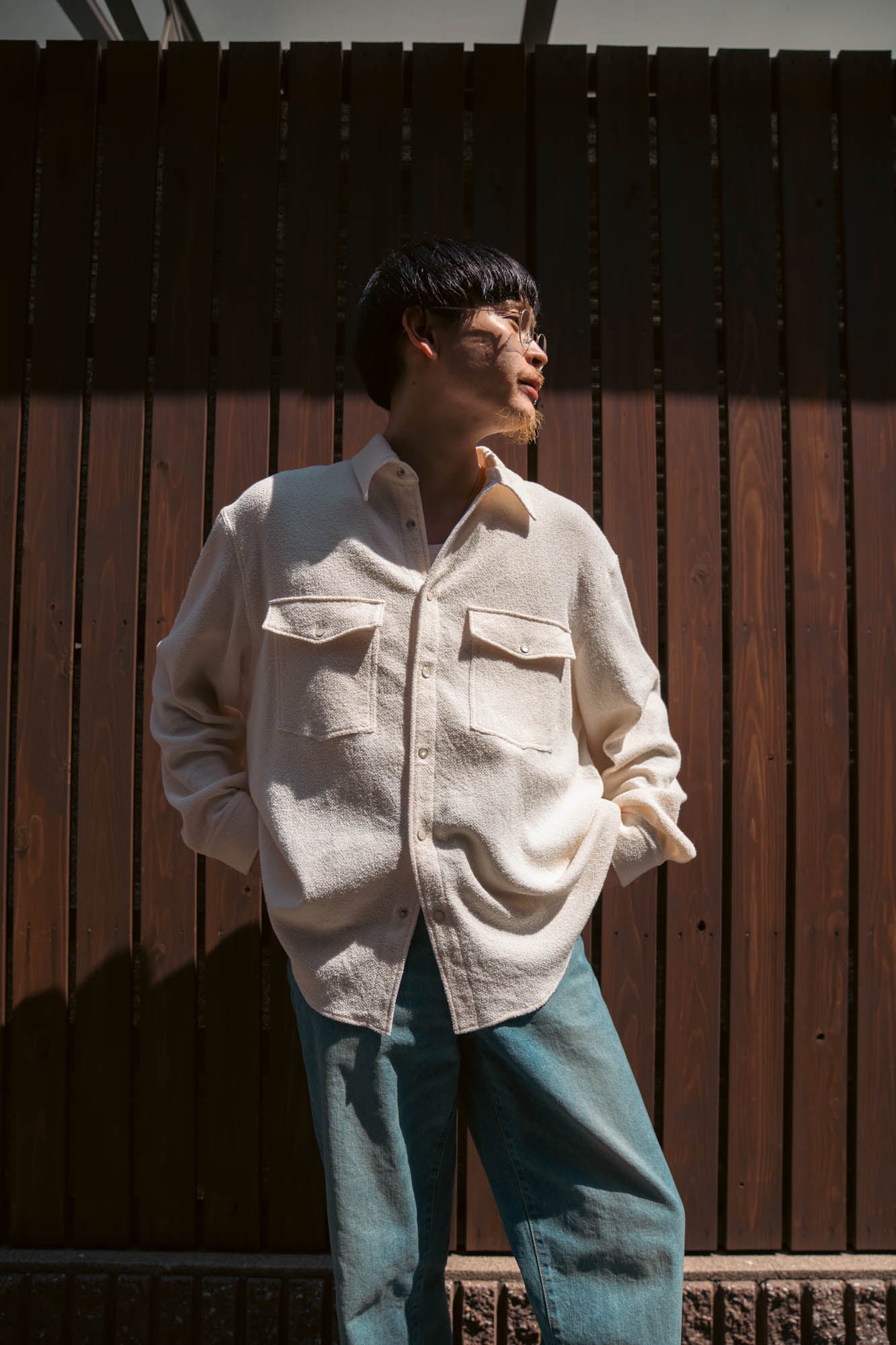 TOWEL WRAP WORK SHIRT
