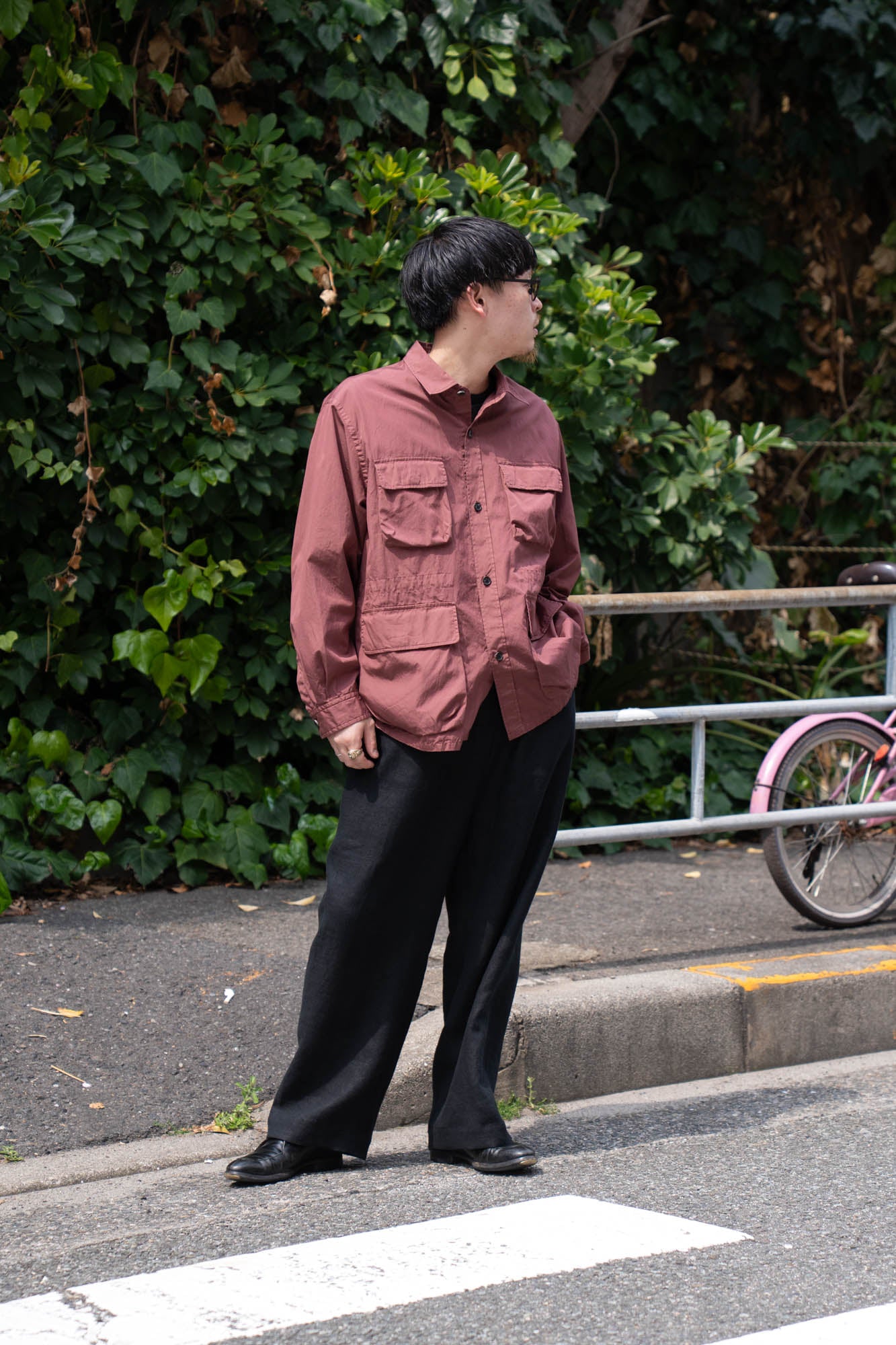 GARMENT DYE SAFARI JACKET