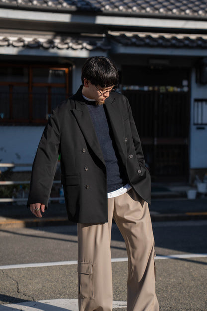 OVERSIZED DOUBLE BREASTED JACKET(ST.1411)