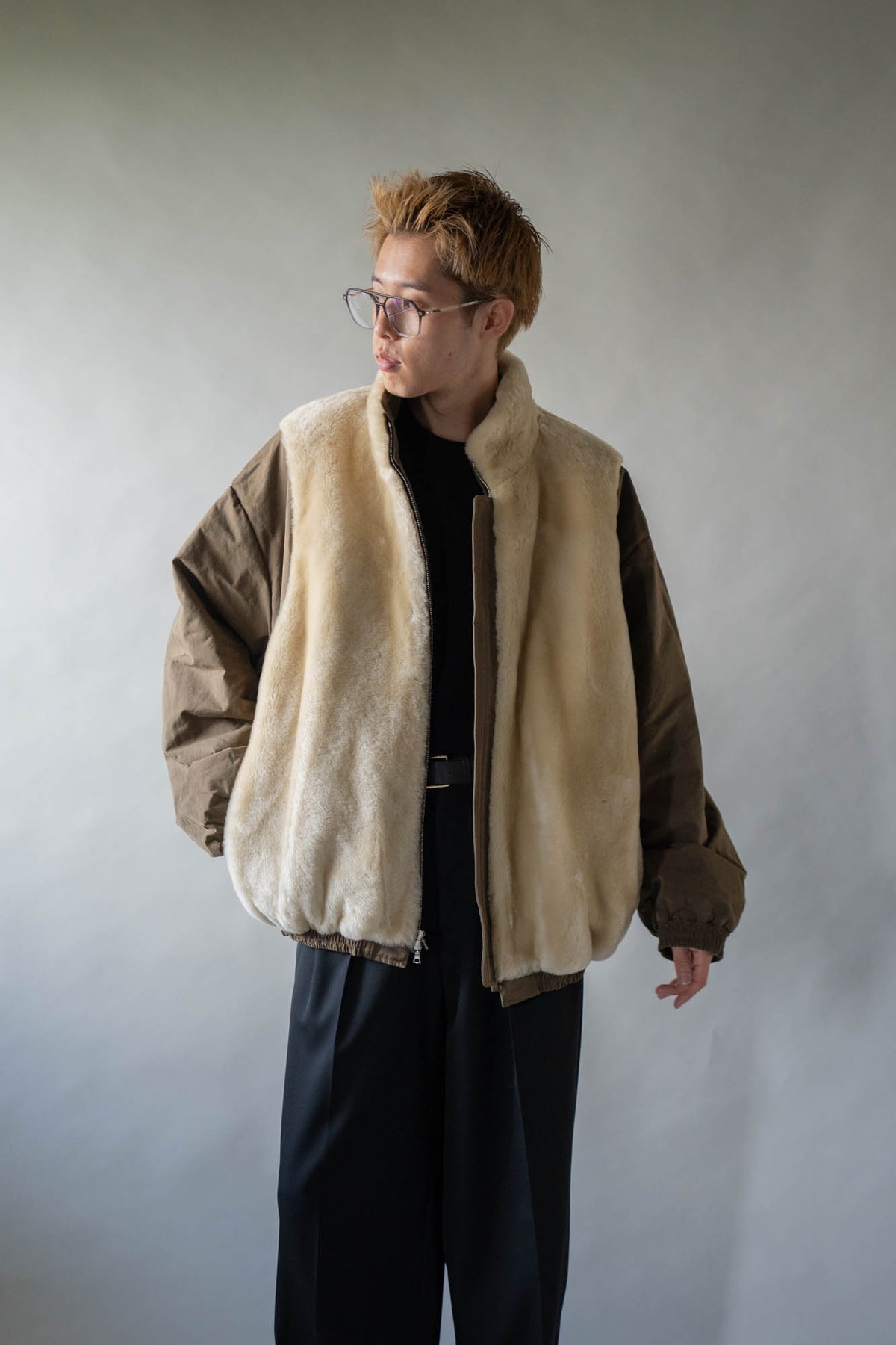 MOUTON INNER REVERSIBLE PADDED JACKET(ST.1556)