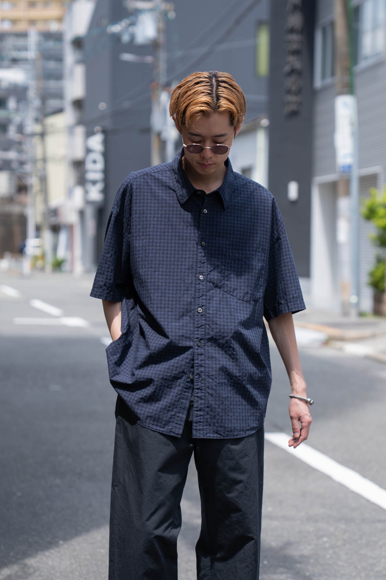 Huge Gingham Check Shirt