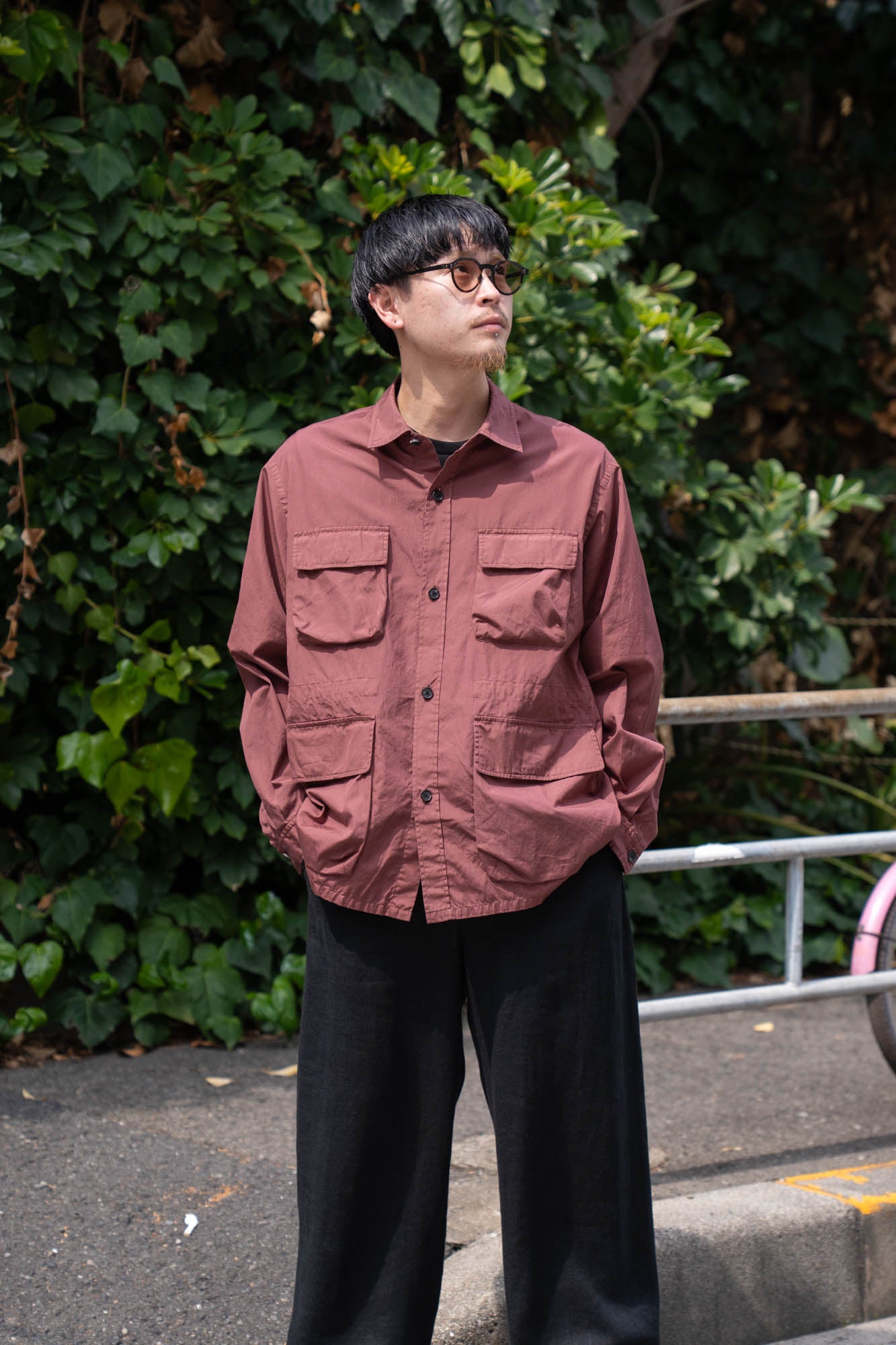 GARMENT DYE SAFARI JACKET