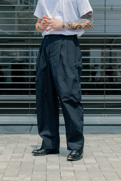 WINDPROOF NYLON WIDE EASY TROUSERS(ST.1278)