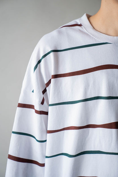SUPER BIG STRIPE LS TEE