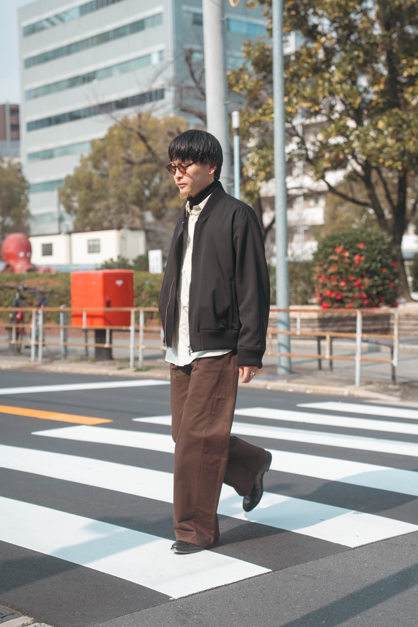 DEFORMATION WIDE COTTON PANTS(ST.1390)