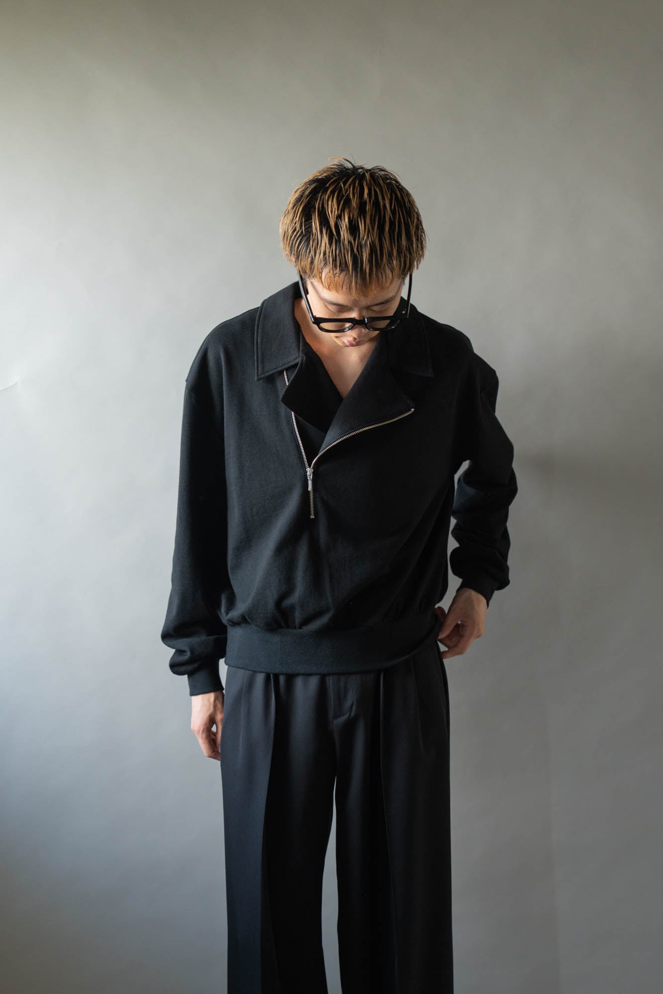 HALF ZIP DOUBLE