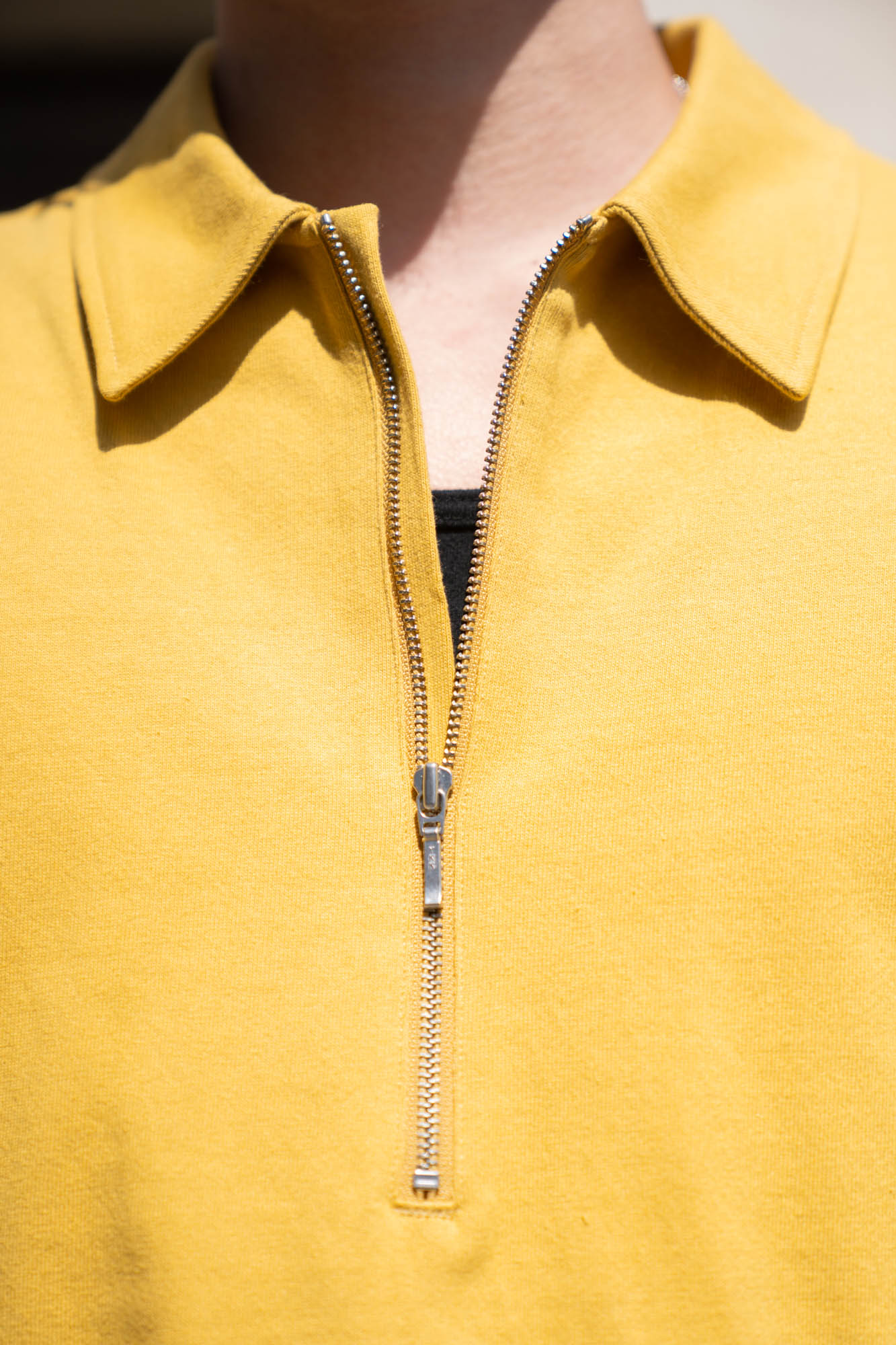 HALF ZIP JERSEY SHORT SLEEVE