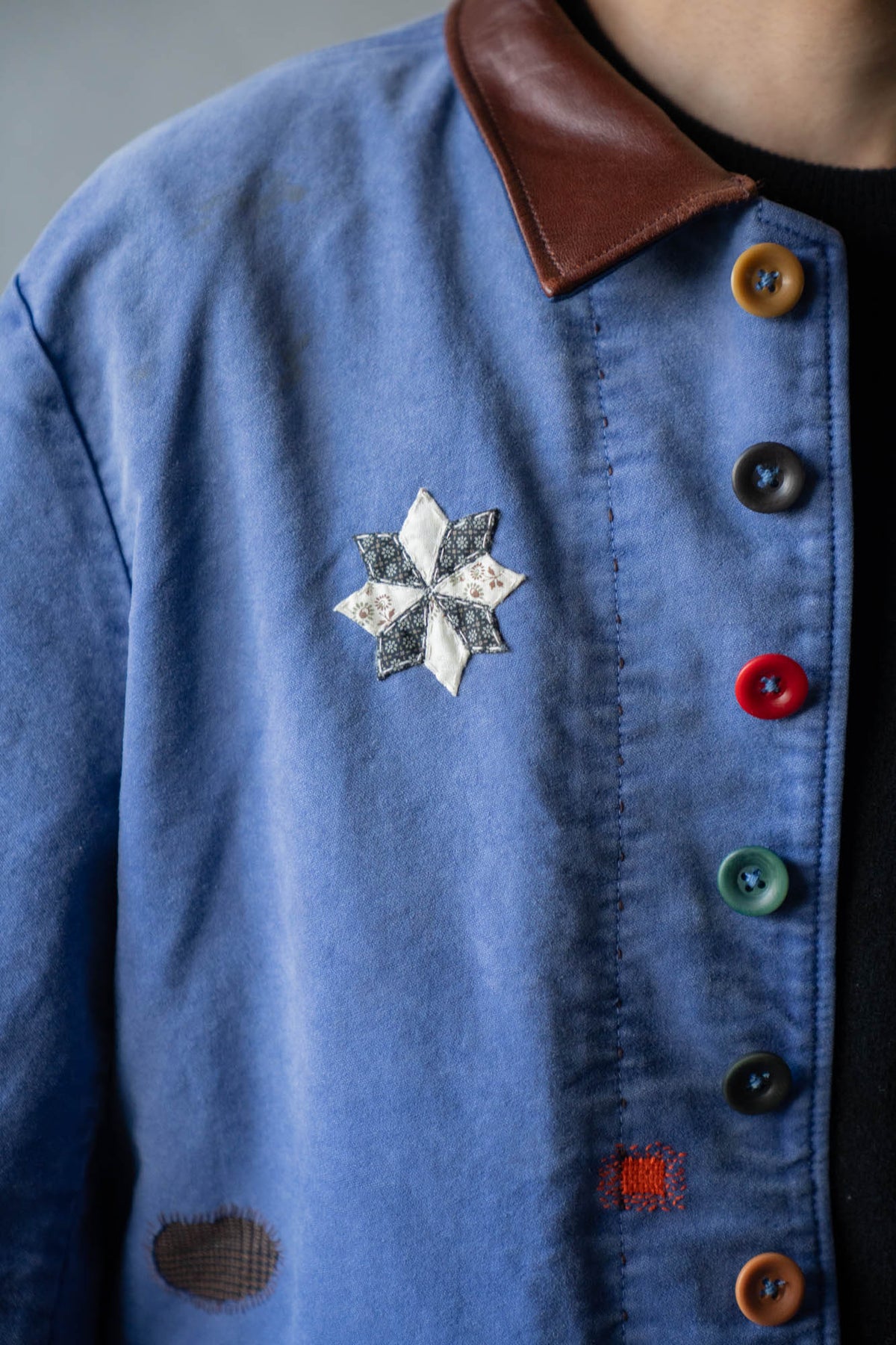 Vintage-finished work jacket