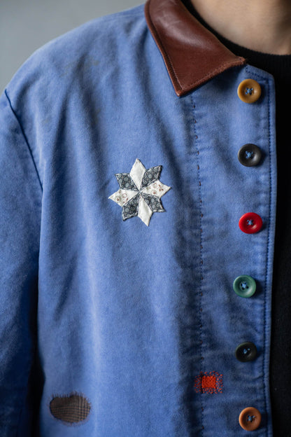 Vintage-finished work jacket