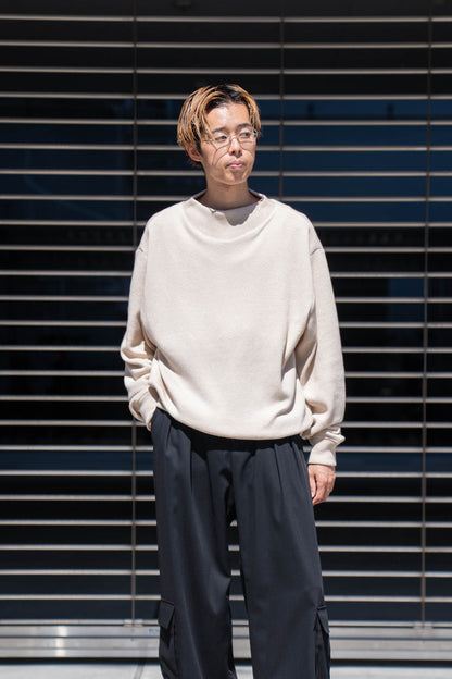 CASHMERE SKIING SWEAT KNITSHIRT