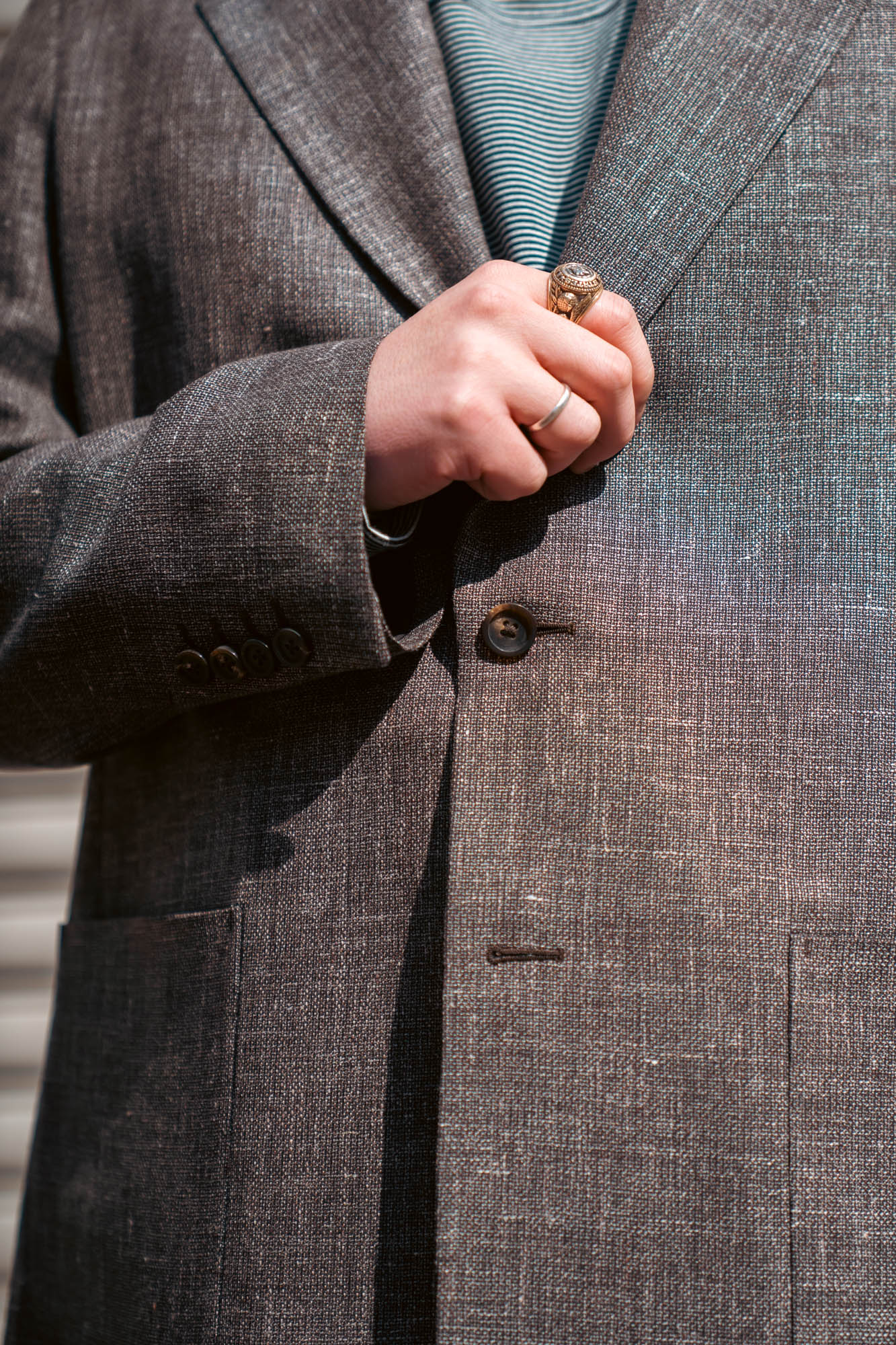 WOOL LINEN 2B JACKET