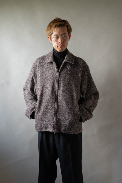 LOOP TWEED SEAM POCKET BLOUSON