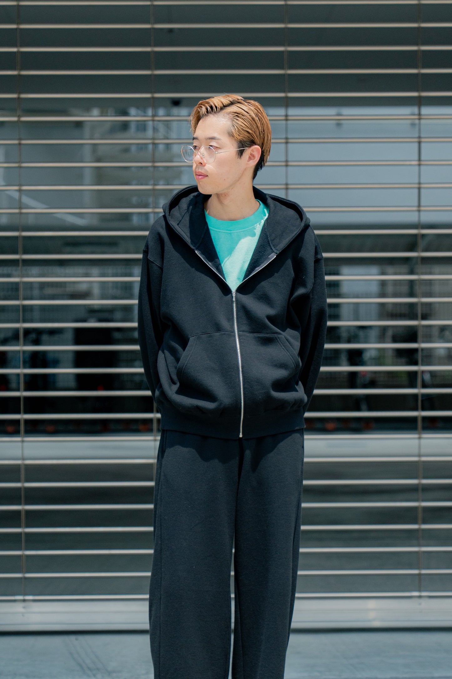 YAK/COTTON SWEAT ZIP HOODY(ST.1287)