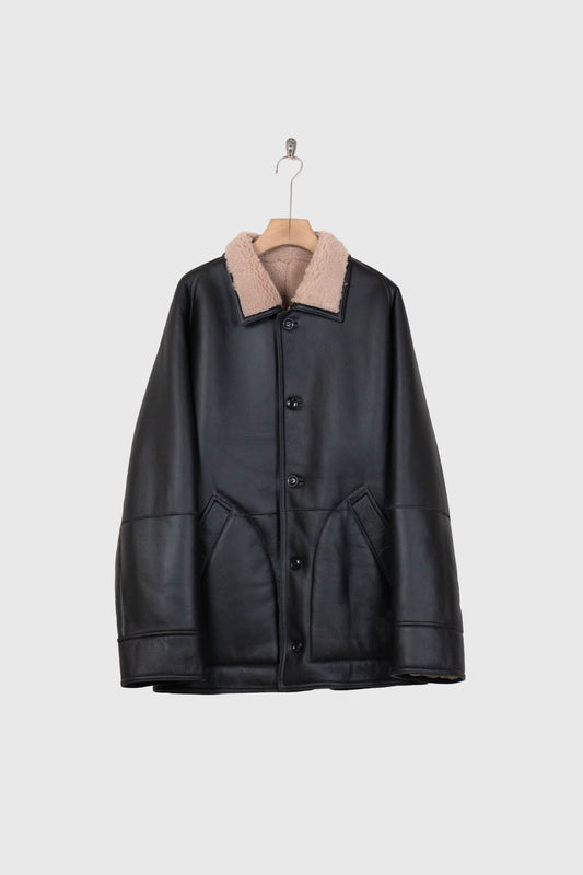 REVERSIBLE MOUTON BLOUSON