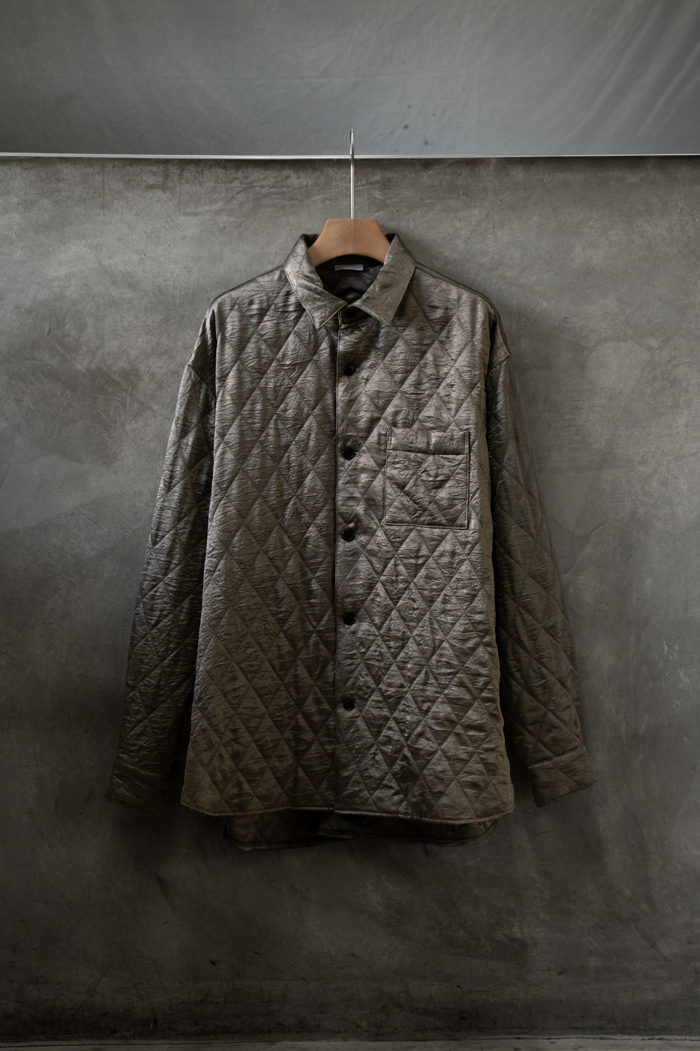 QUILTING WIDE SHIRT