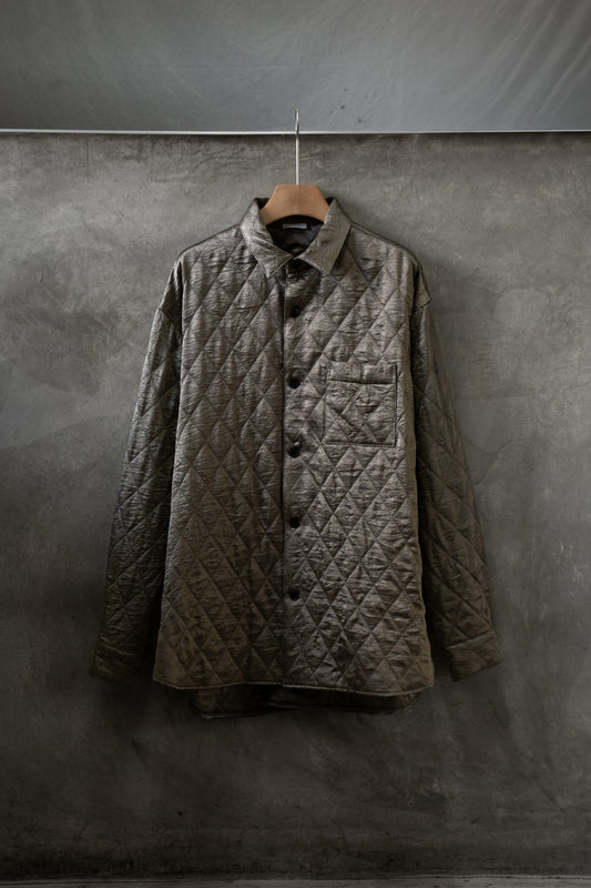 QUILTING WIDE SHIRT