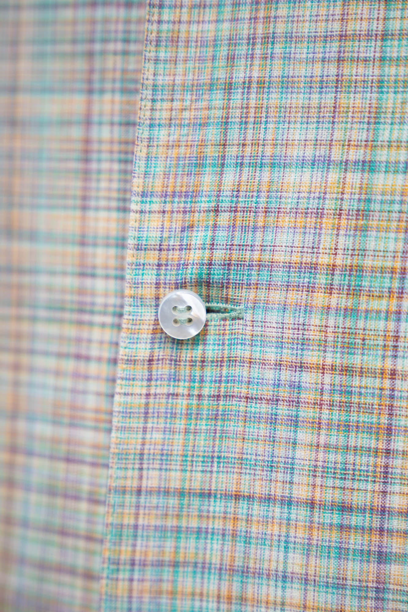 cotton ikat check shirt