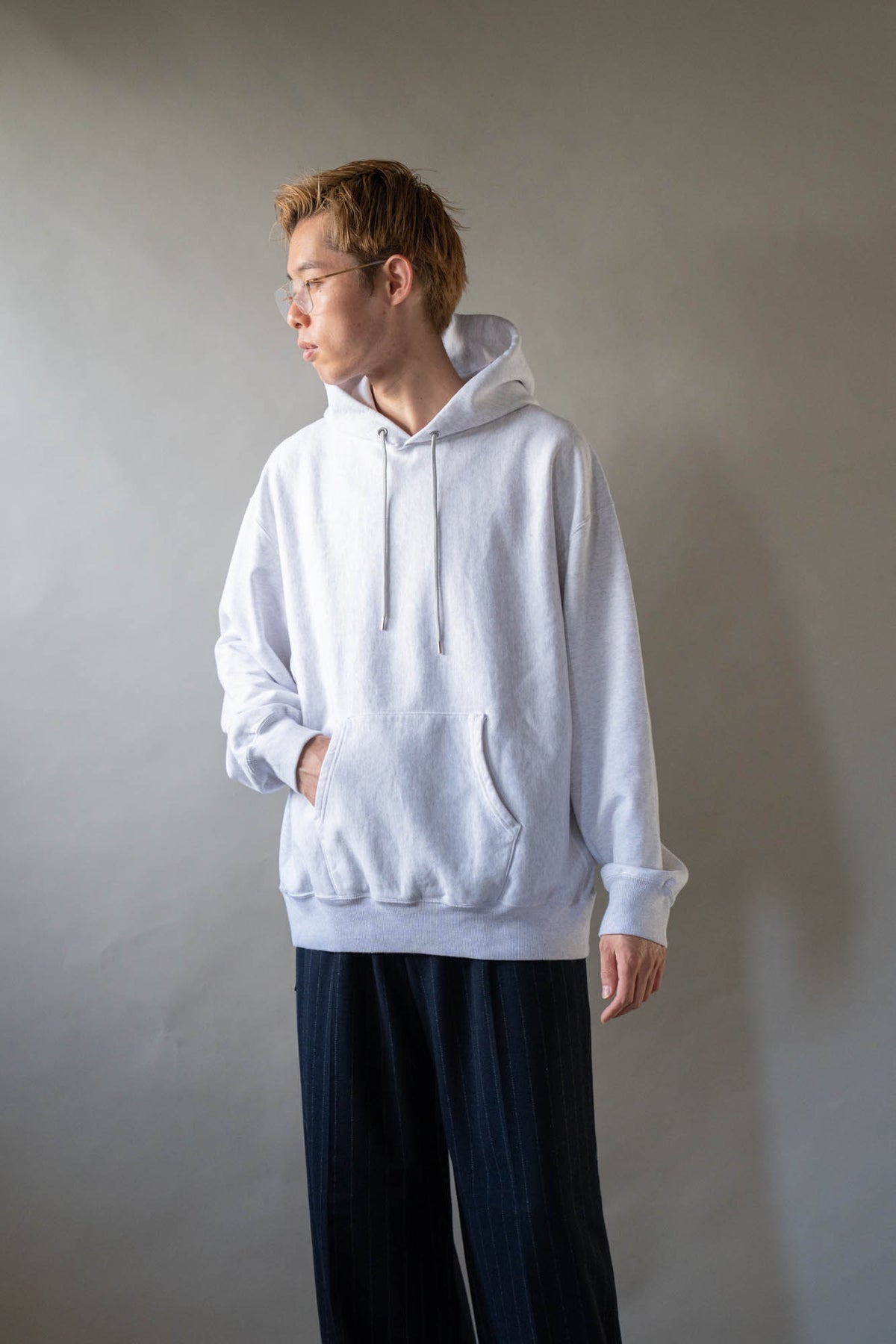 Soft&Hard Sweat Hoodie P/O Wide