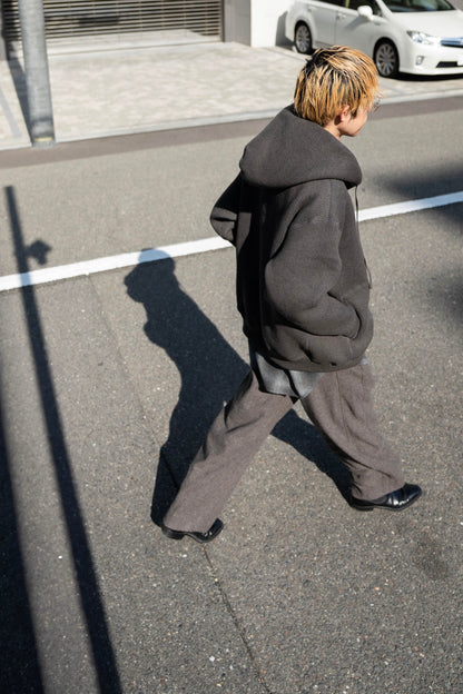 WOOL SWEAT ZIP HOODIE