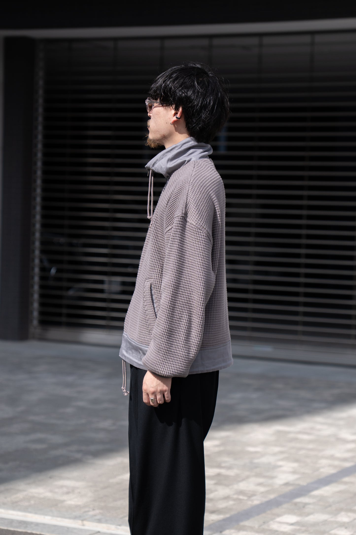 STAND COLLAR JUMPER