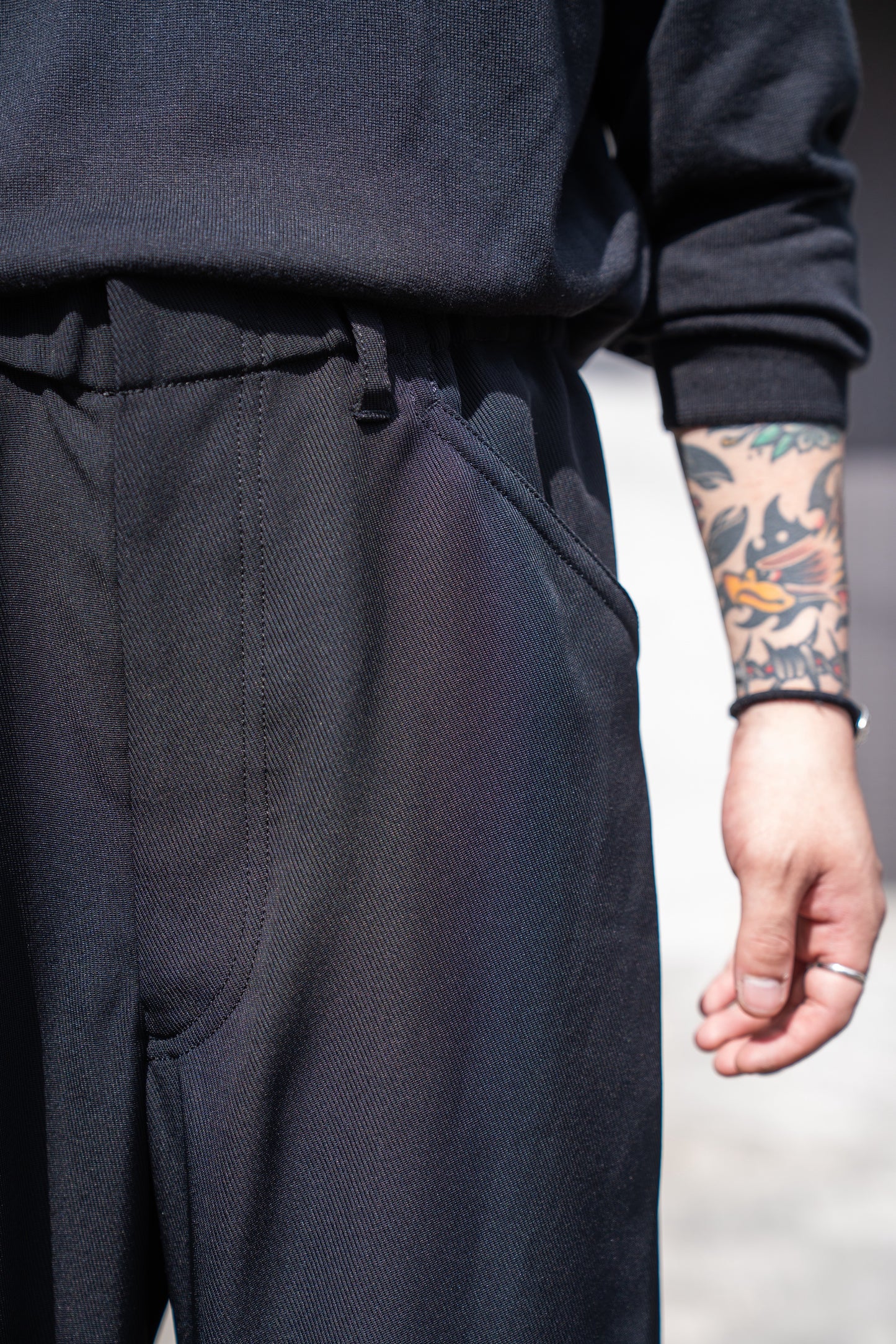 CARGO PANT IN RAYON TRICOTINE