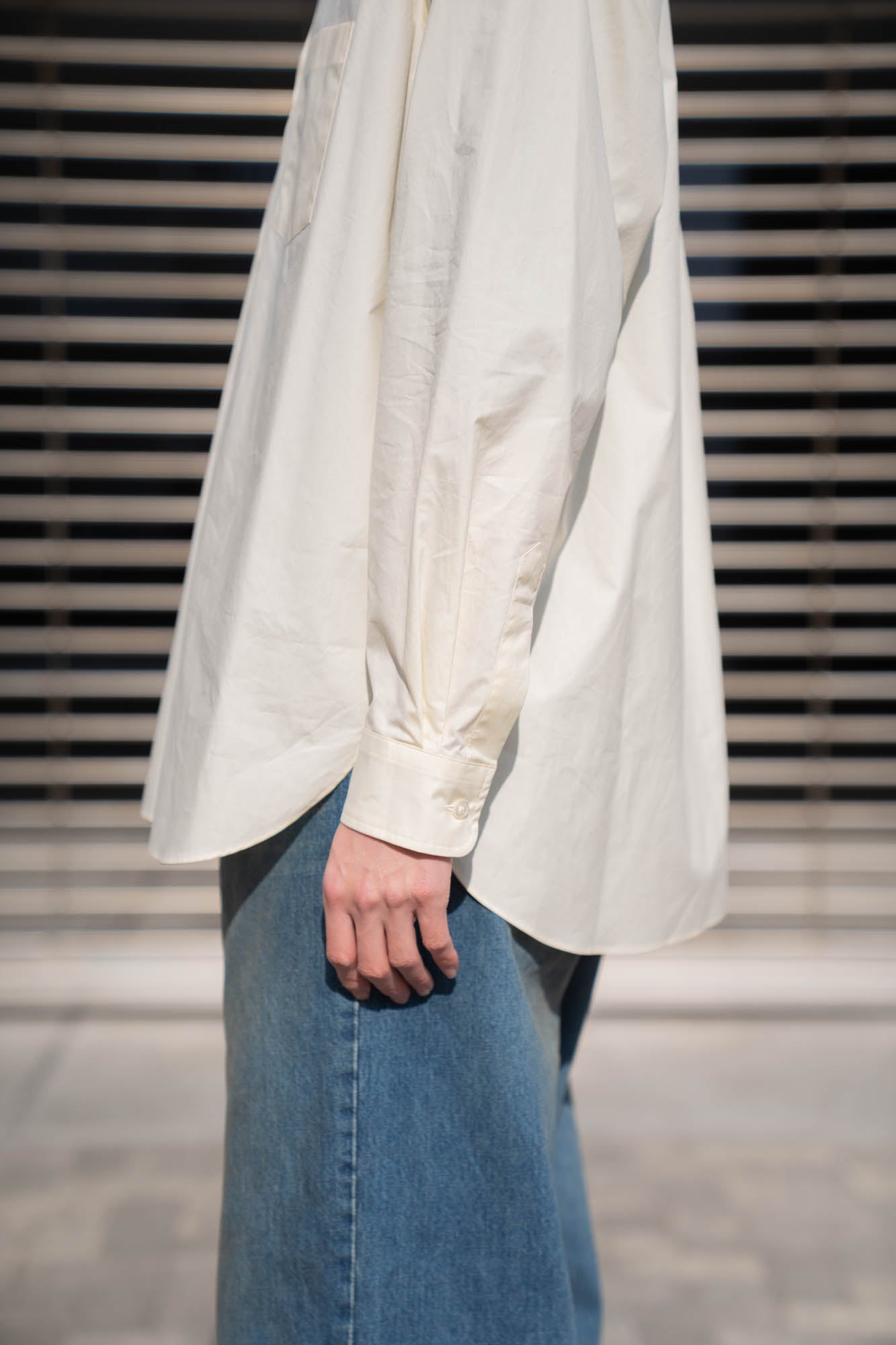 SUVIN COTTON OVERSIZED REGULAR COLLAR SHIRT(ST.1491)