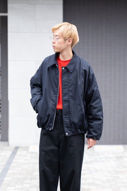 WIDE SQUARE ZIP UP DOWN JACKET