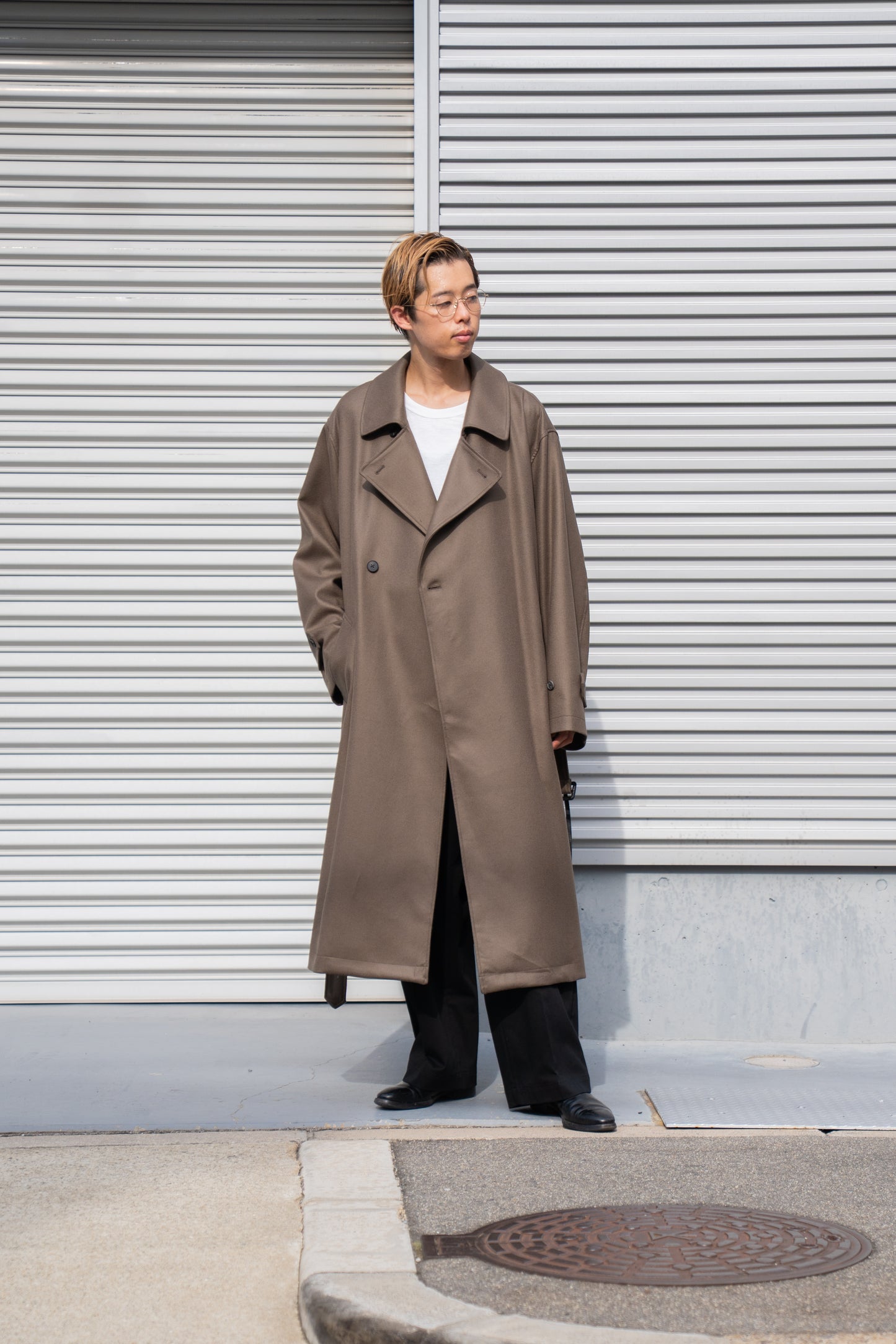 OVERSIZED DOUBLE BREASTED COAT(ST.1202)