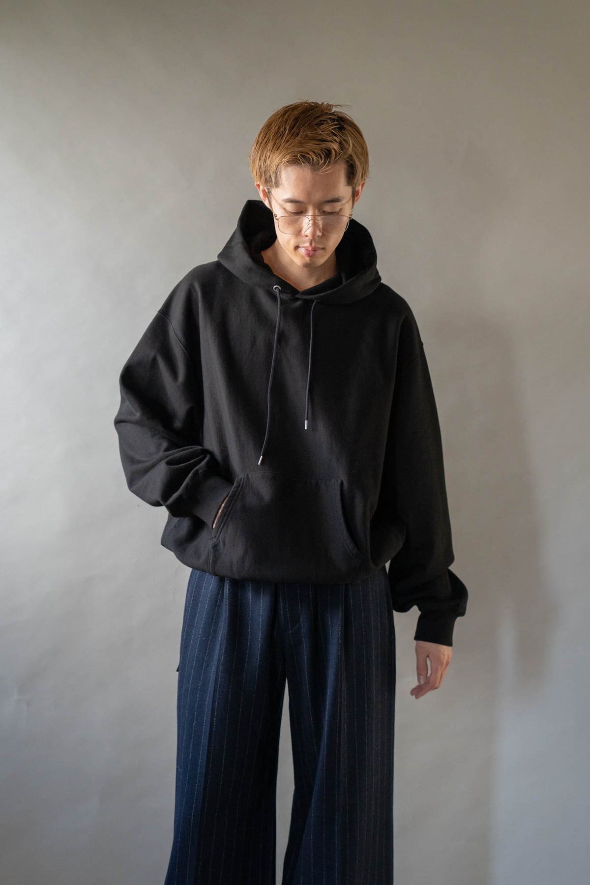 Soft&Hard Sweat Hoodie P/O Wide