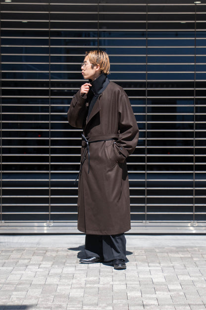 DOUBLE LAPELED DOUBLE BREASTED COAT(ST.1209)