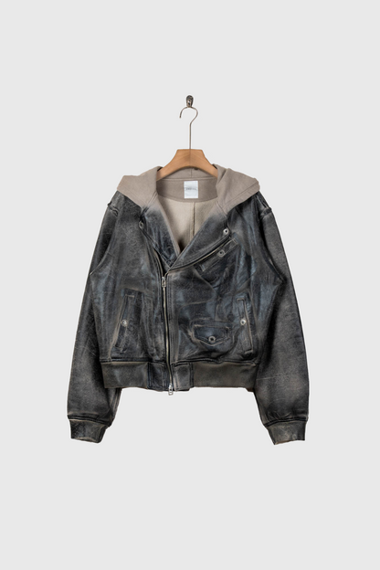 CRACKING COATED RIDERS PARKA .15