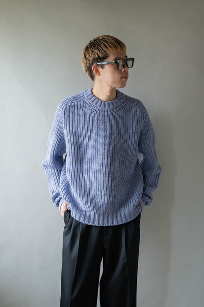 Belt. Slit Knit in Merinos d`Arles