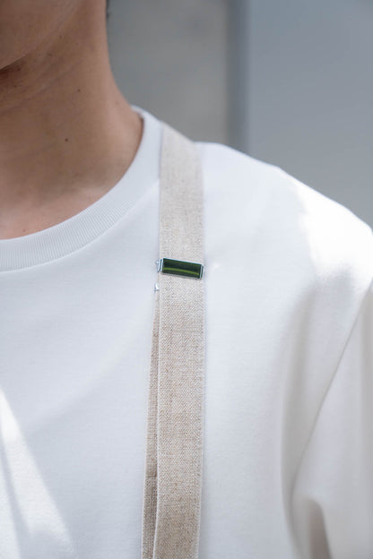 sign別注 Two-tuck trousers with suspenders