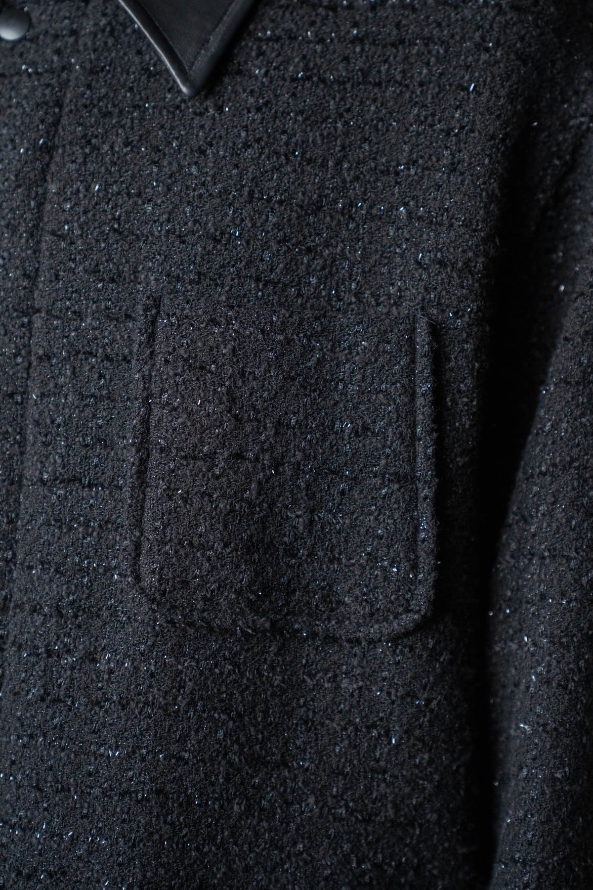 Wool tweed coverall
