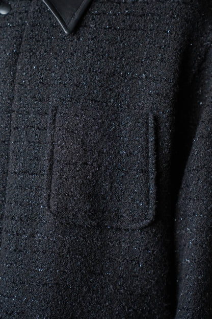 Wool tweed coverall