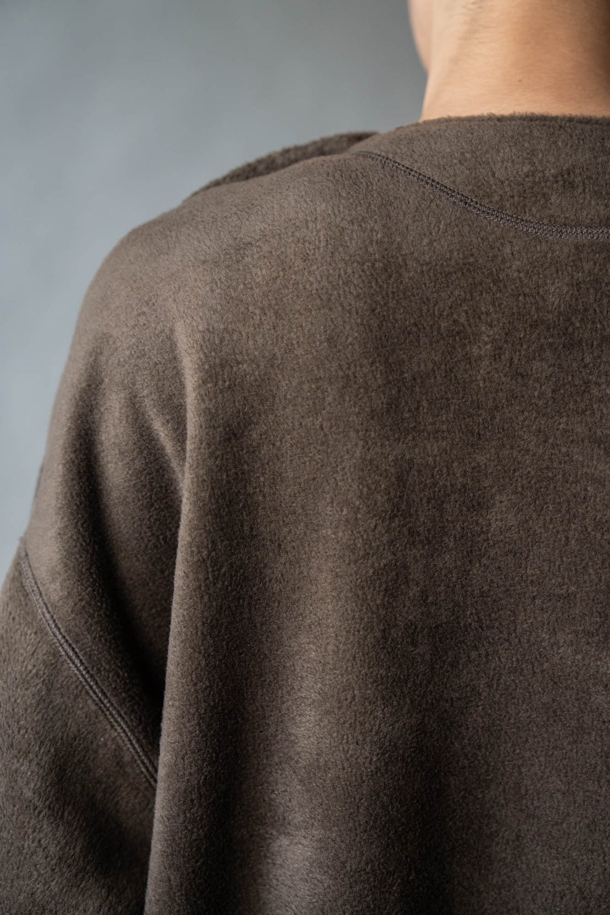 Quilt fleece pullover