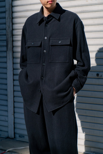 Wool Serge Shirts Jacket