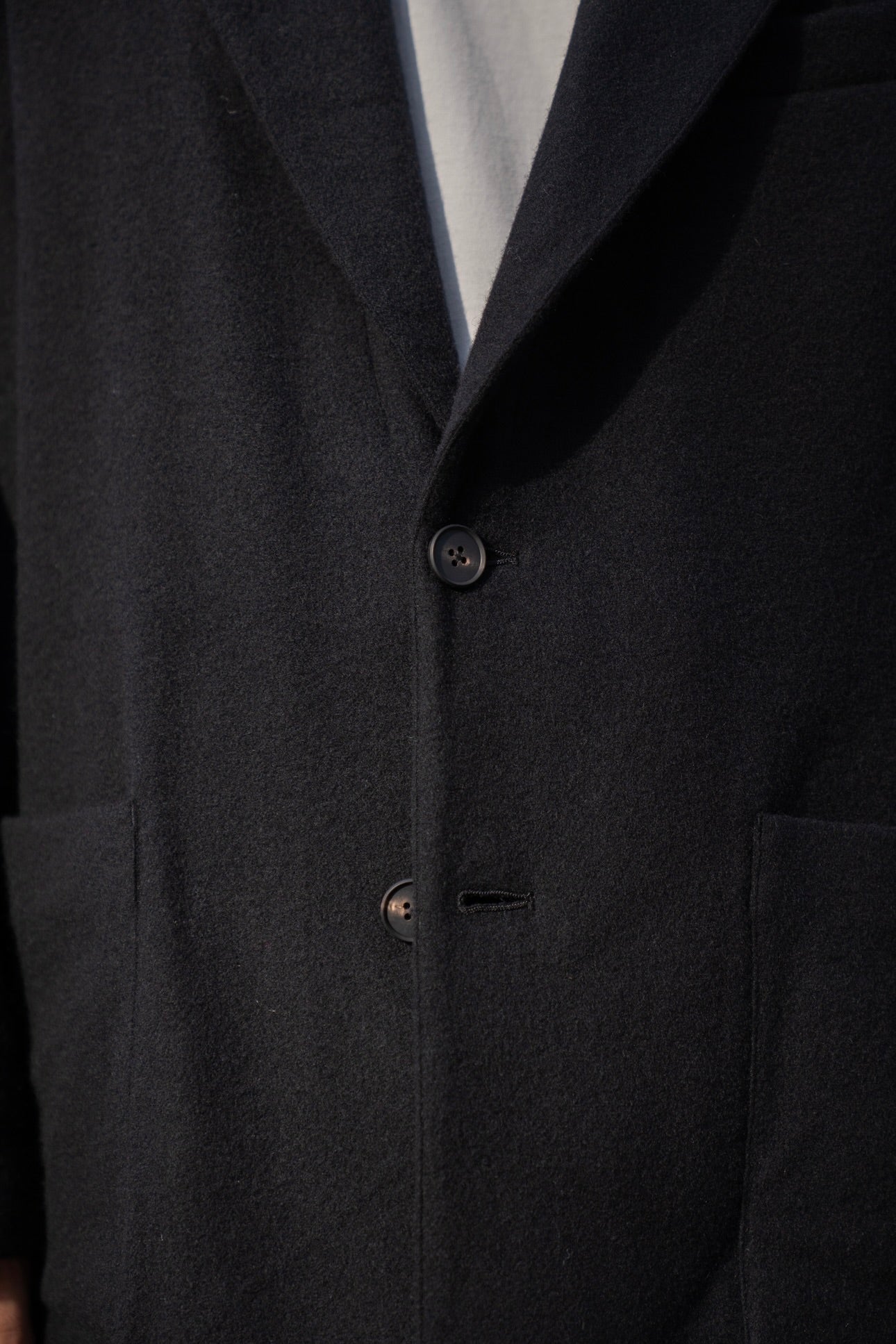 ssstein（シュタイン） 25AW - WOOL/CASHMERE FLEECE SINGLE BREASTED