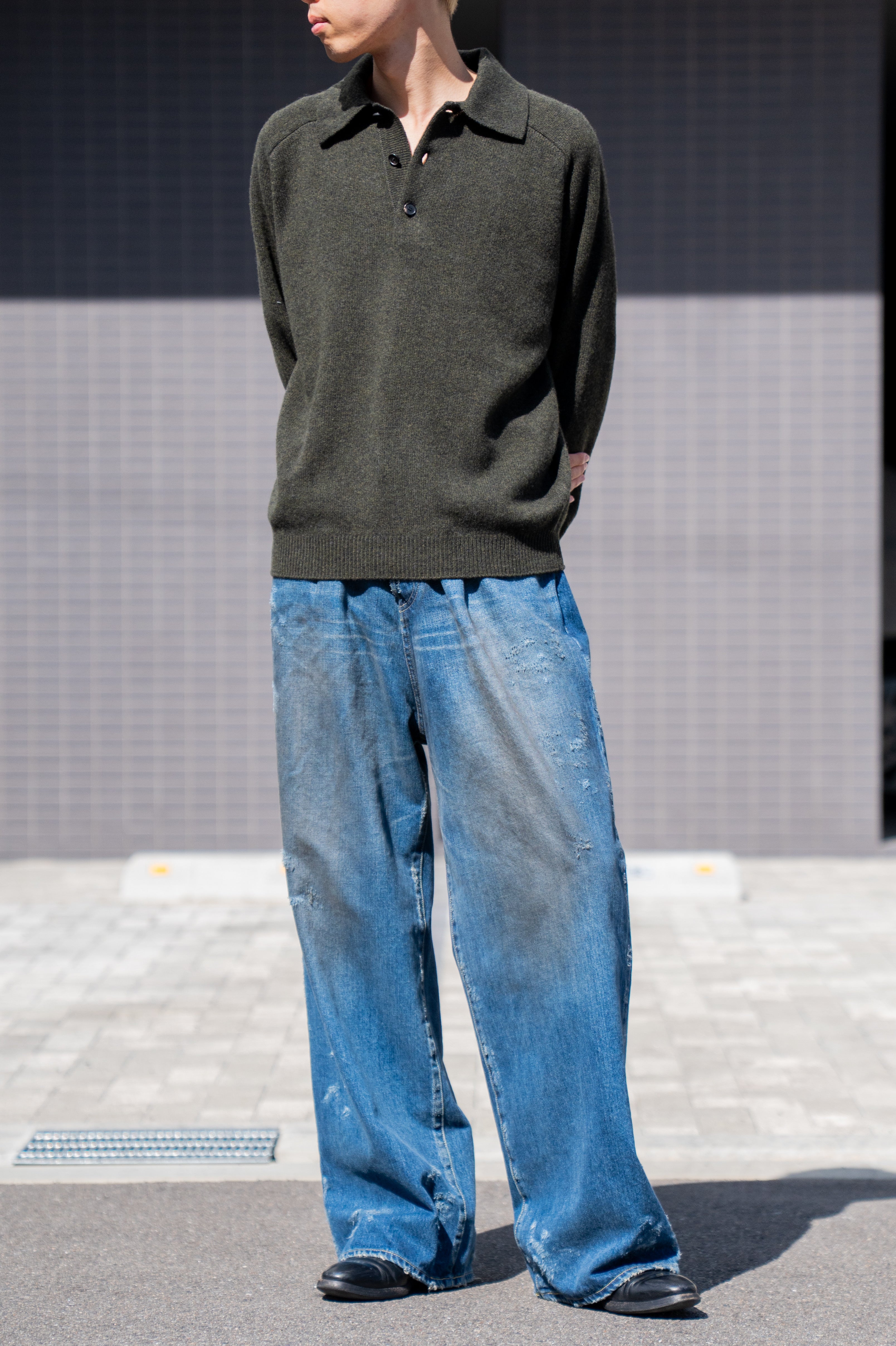 The CLASIK（ザ・クラシック） - SADDLE SLEEVE POLO | ポロニット